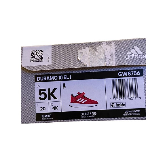 "Adidas Unisex-Kids Duramo 10 Running Shoe - Size 5K, LIGHTMOTION " - Picture 9 of 9